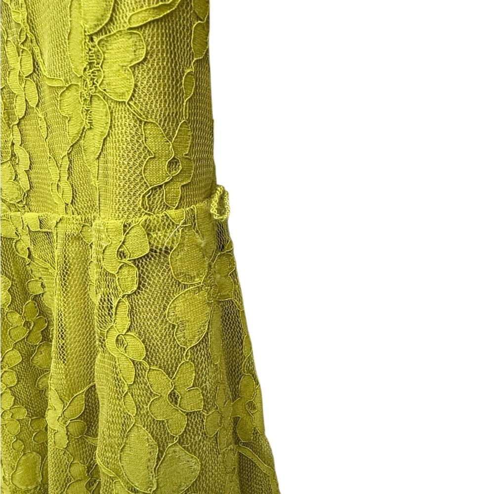 Ark & Co Olive Lace Long Sleeve Dress size Medium - Picture 6 of 7